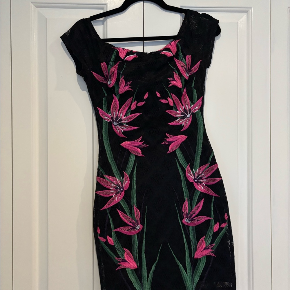 Guess Floral Black Dress 🖤🌷🖤